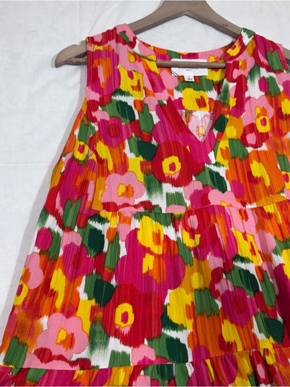 Tuckernuck Pomander Place Kenzo Floral Mini Dress Womens Large - Picture 4 of 7